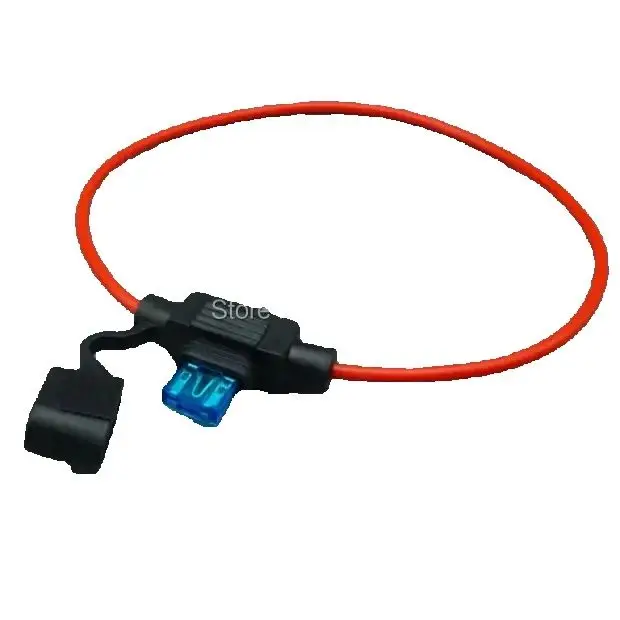 Shhworldsea caja de fusibles mini portafusibles hoja impermeable