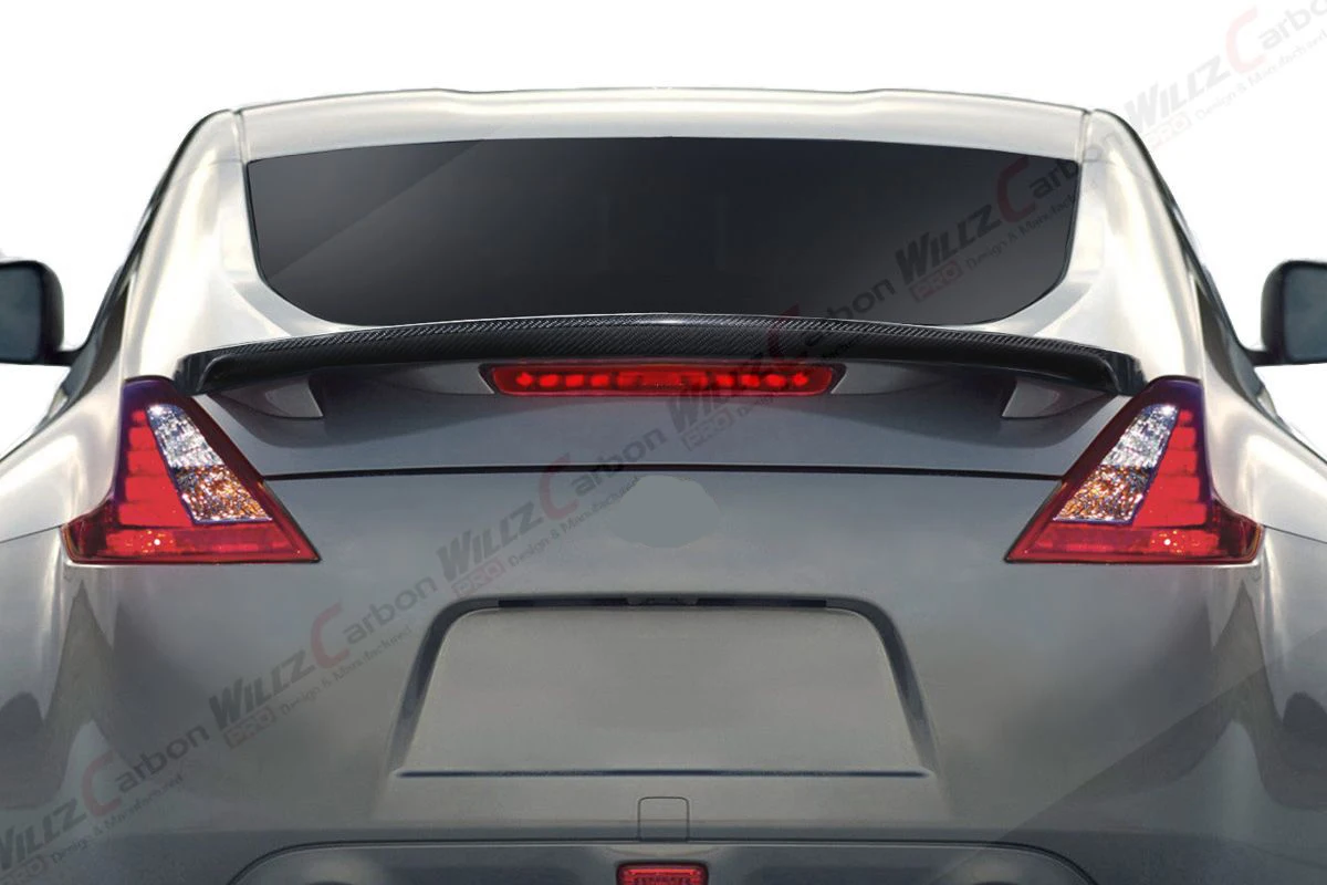 Panel trasero fibra carbono pieza única – Nissan 370Z Z34 2009-2020 - imagen 2