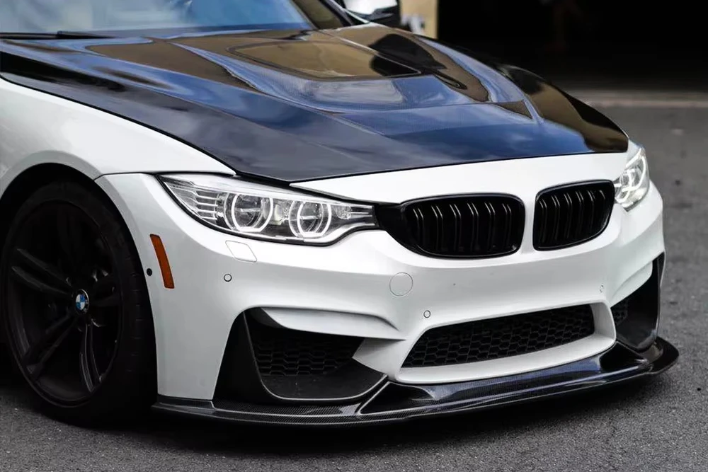 RZA divisor labio parachoques delantero fibra carbono BMW F80M3 F82M4 - imagen 5