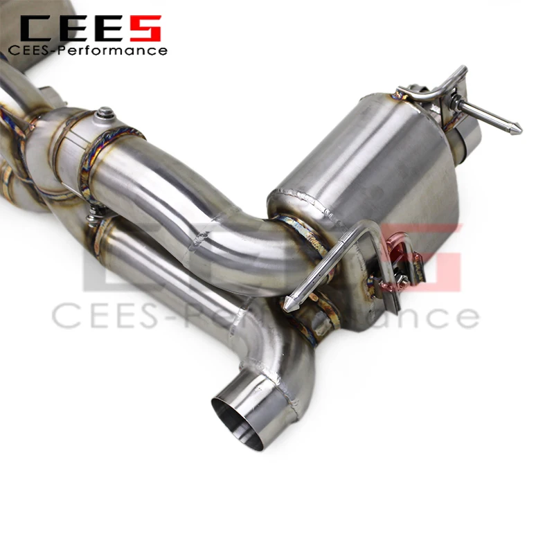 Escape cat-back Cees con válvula de vacío para Ferrari 488 3.9 V8 - imagen 5