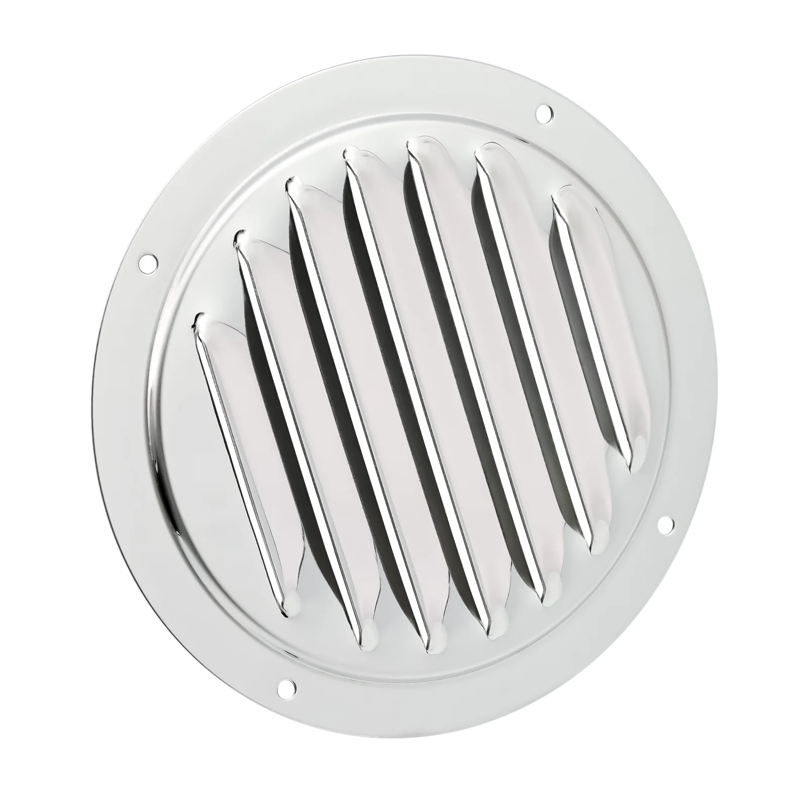 Rejilla de ventilacion redonda en acero inoxidable 316 para barco - imagen 3