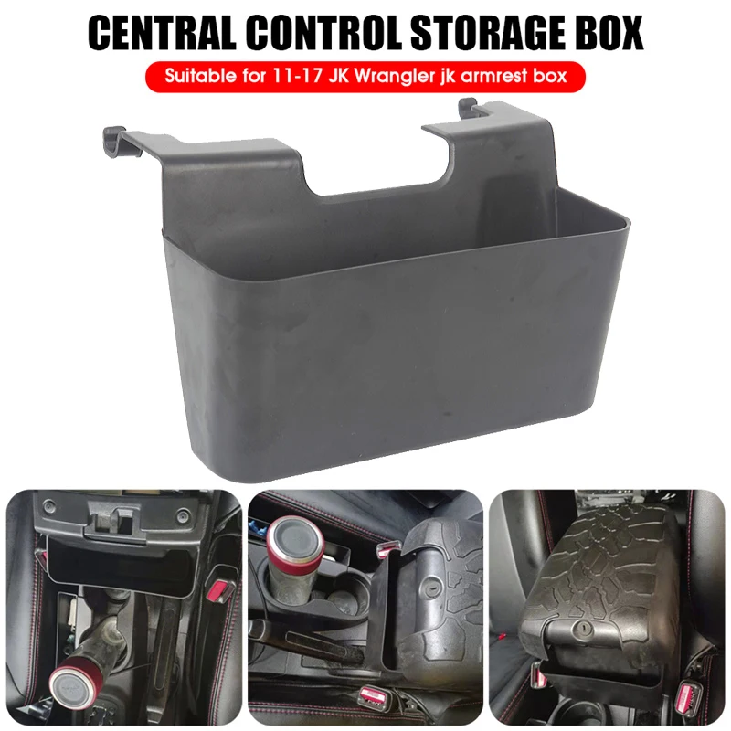 Bandeja consola central Jeep Wrangler JK 2011-2017 con reposabrazos - imagen 5