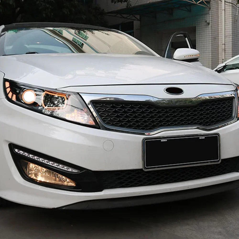 Faros delanteros LED Kia K5 lente proyector 2011-2013 enchufe listo - imagen 4