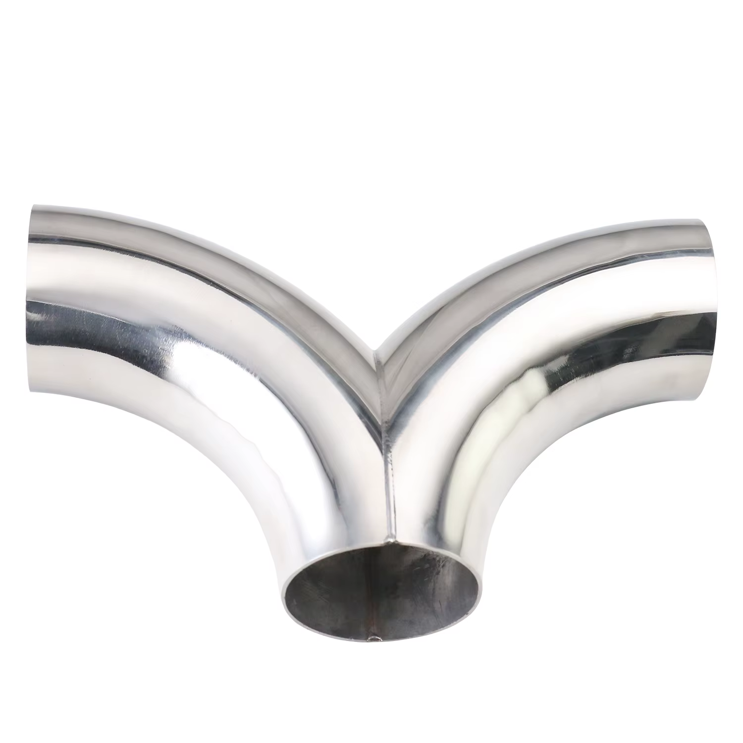 Conector en Y para tubo de escape acero inox 304 universal soldable - imagen 4