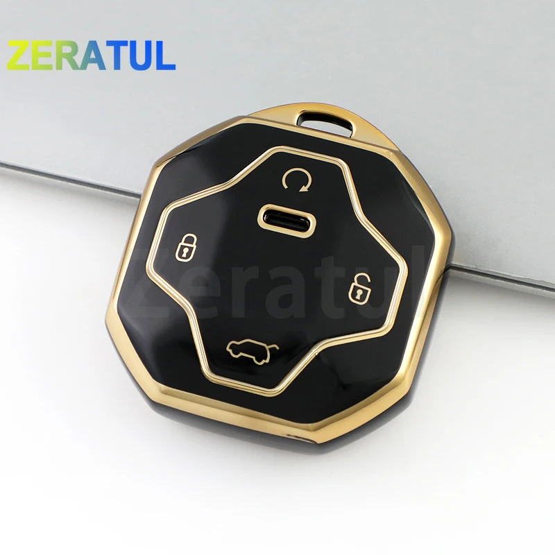 Funda TPU 4 botones para llave Chery Jetour T2 Traveler 2023-2024