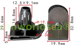 Clip sujeción motor BYD BYDQ840A03 protector inferior