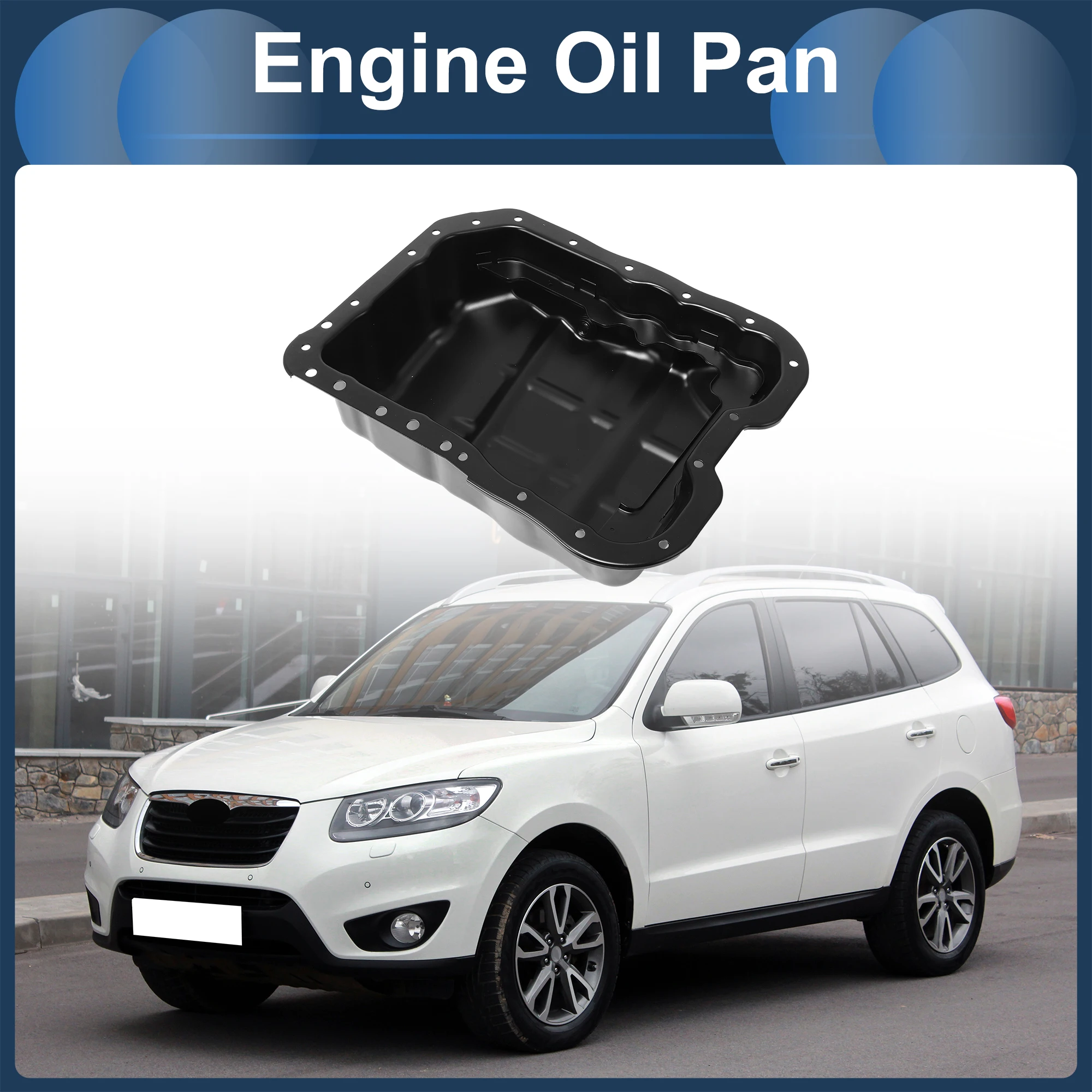 Cárter aceite motor UXCELL compatible Hyundai Santa Fe 2019-2020