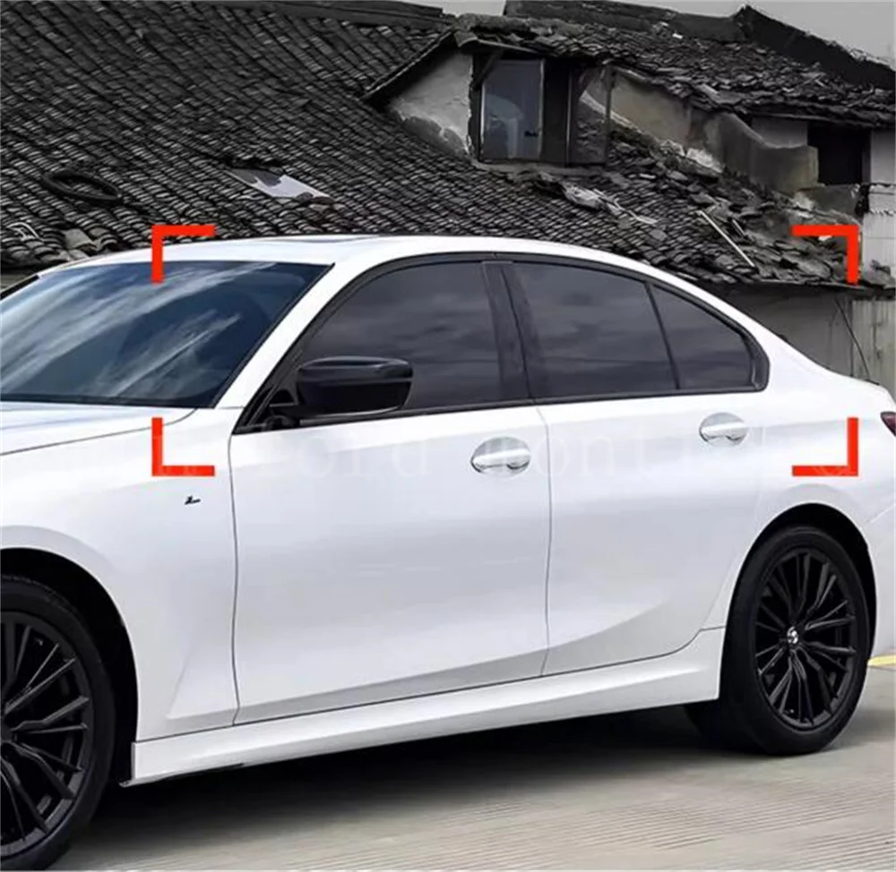 Moldura ventana BMW Serie 3 F30 G20 acero negro - imagen 4