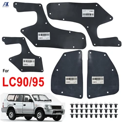 Protectores de salpicaduras goma Toyota Land Cruiser Prado J90-J95