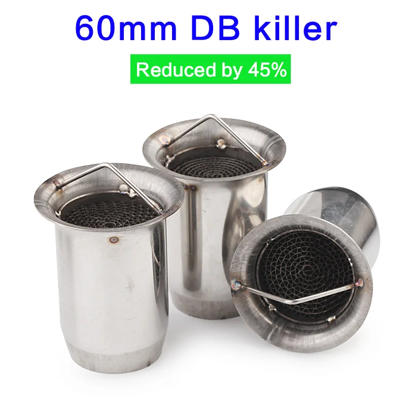 Db Killer Ajustable Acero Inox – Silenciador Escape Moto Universal - imagen 3