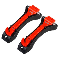 Martillo emergencia coche cortador de cinturón y rompe vidrio – rojo