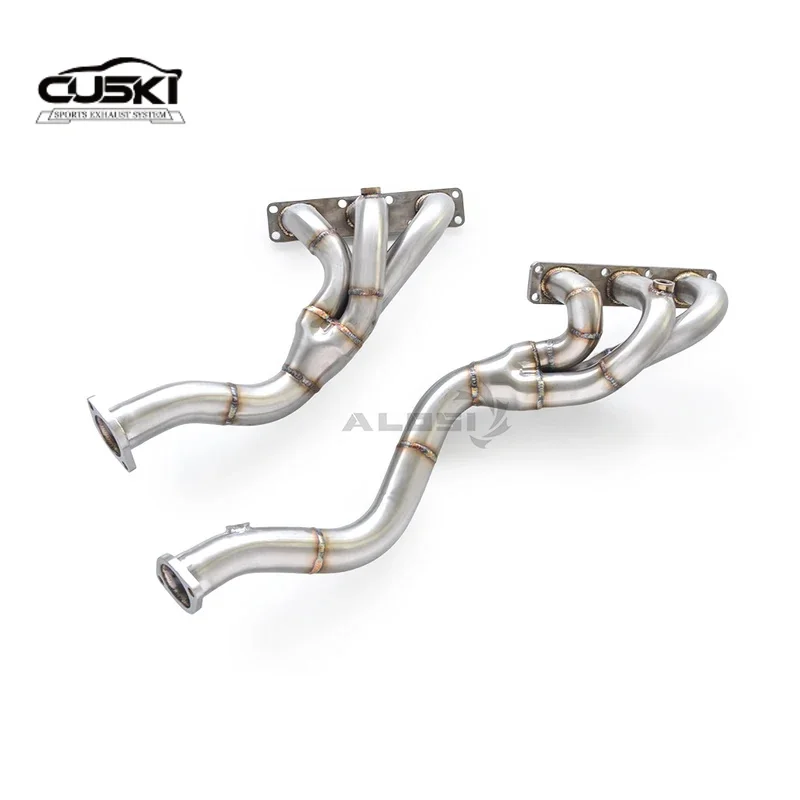 Colector de escape sin catalizador BMW E39 M54 3.0 acero inoxidable - imagen 3