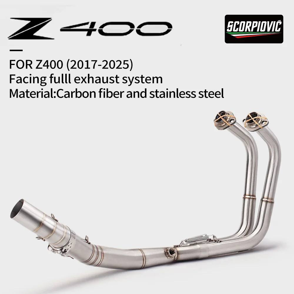 Tubo de enlace de escape Kawasaki Ninja 400/Z400 2017-2024