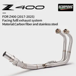Tubo de enlace de escape Kawasaki Ninja 400/Z400 2017-2024