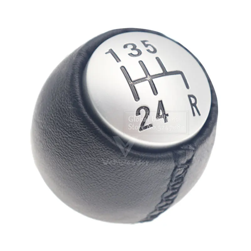 Pomo palanca cambios cuero PU 55347088 – Alfa Romeo GT 147 166 3.2 V6 - imagen 4