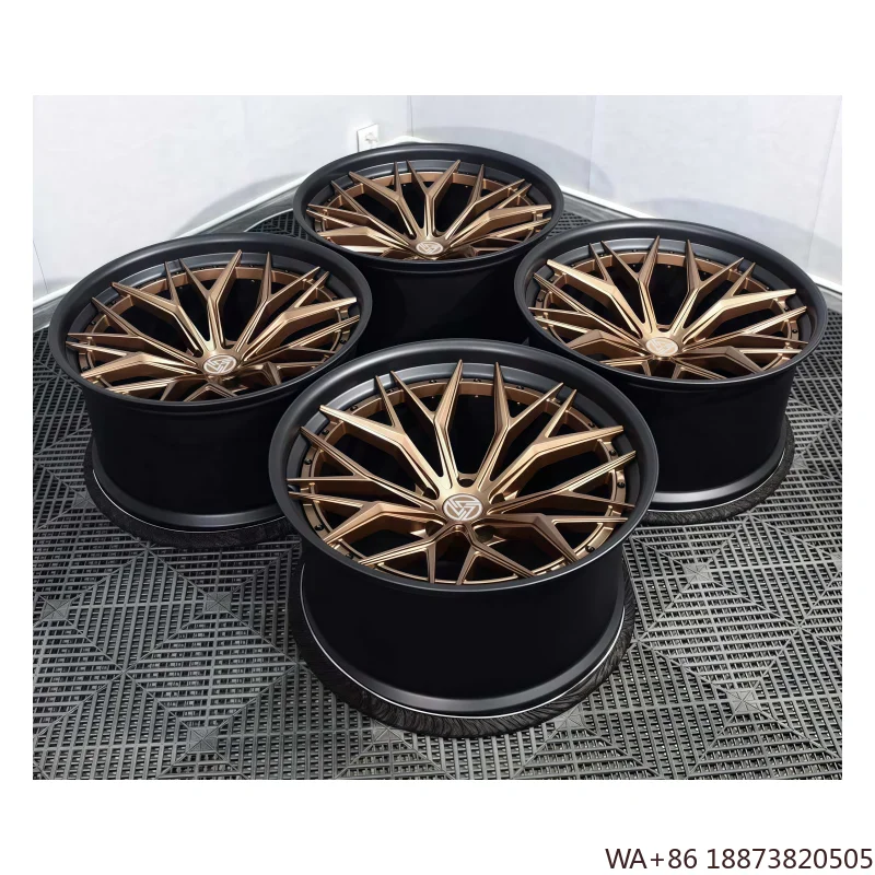 XINLAI aleación de aluminio cóncava súper profunda personalizada 2 piezas 18 19 20 21 22 pulgadas 5x120 5x112 5x130 ruedas forjadas para f30 f8 g20 g30