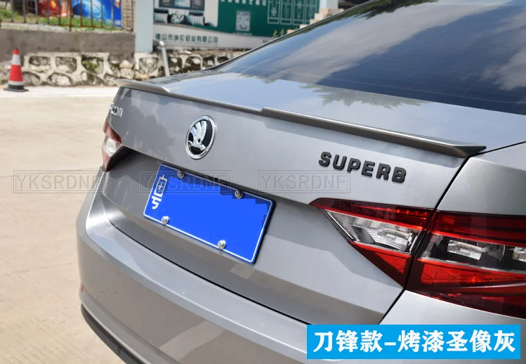 Alerón trasero en plástico ABS sin pintar – Skoda Superb 2015-2019 - imagen 2