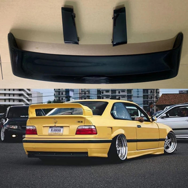 Spoiler GT estilo BMW E36 M3 Coupé 1990-2000 ABS sin pintar - imagen 2