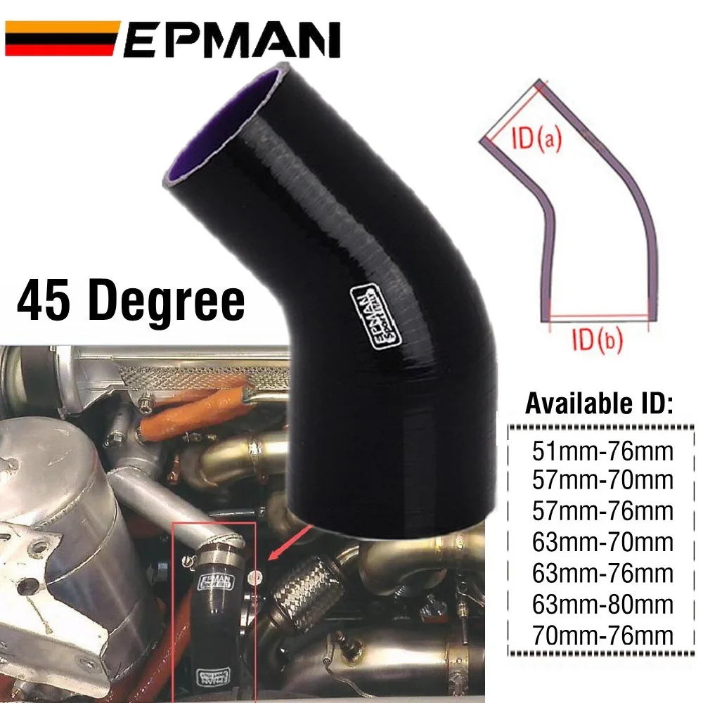 EPMAN Manguera reductora de codo silicona 45° EP-SS45R BMW E36 M3/325i