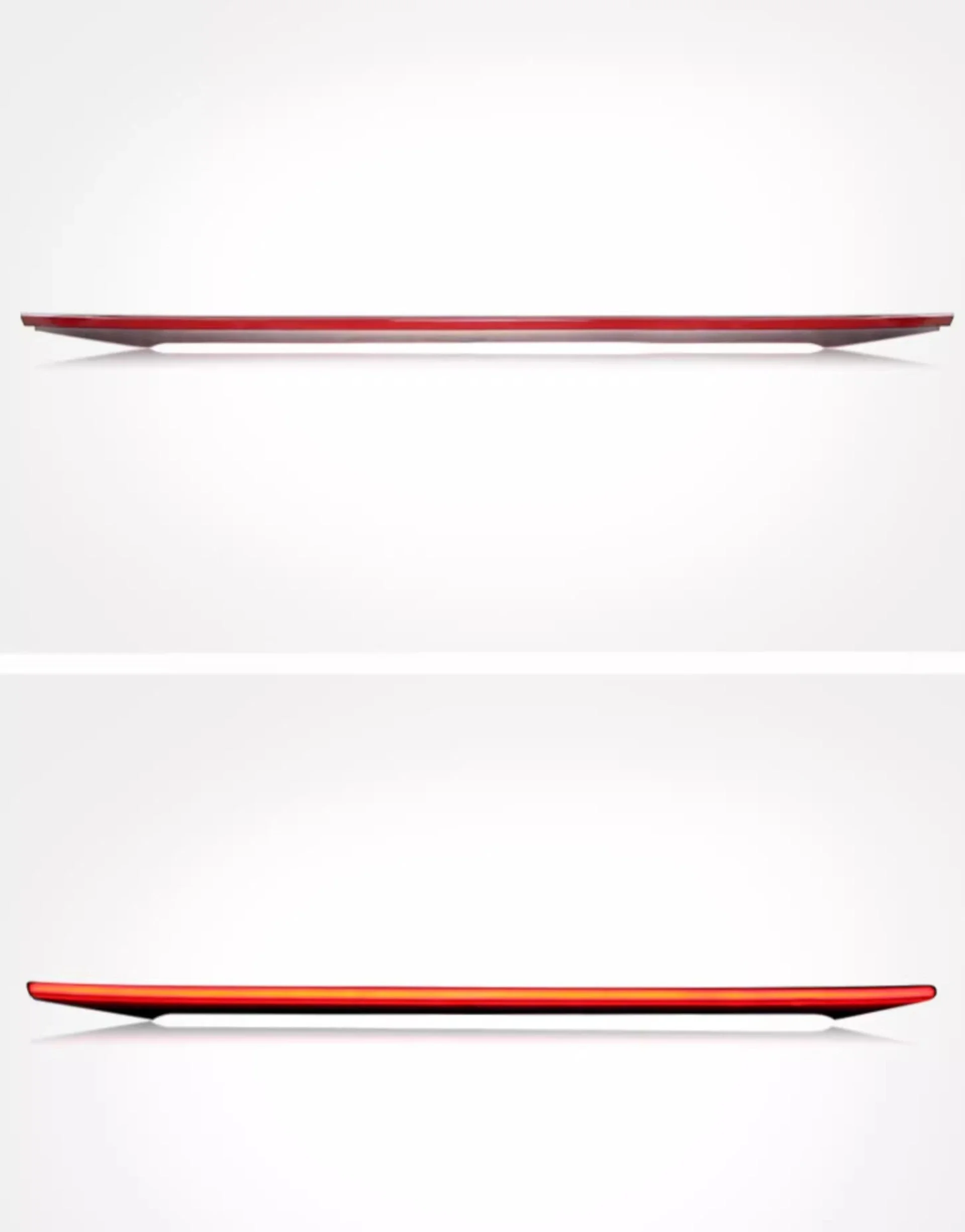 Comparativa antes y después del montaje del kit de luz trasera en Clase S