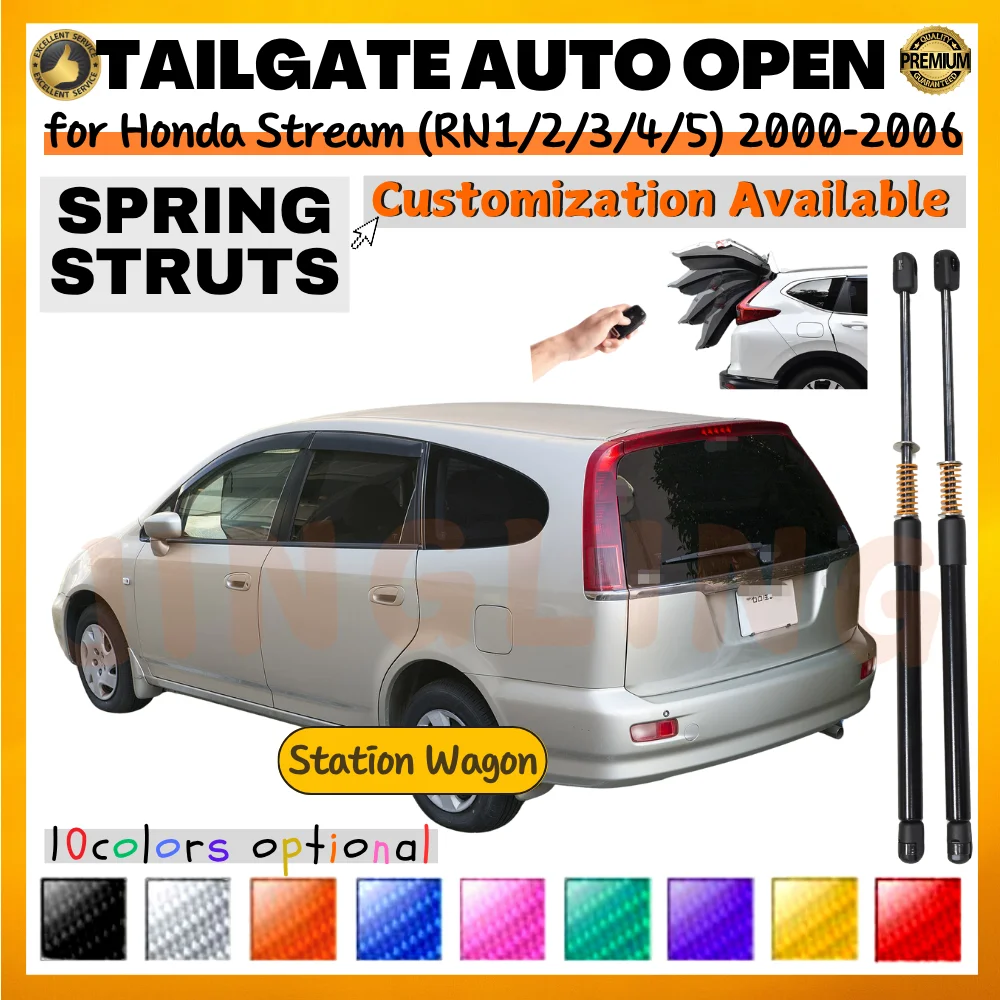 Puntales de maletero con resorte Honda Stream Station Wagon 2000-2006