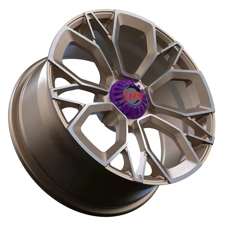 Ruedas forjadas monobloques color bronce