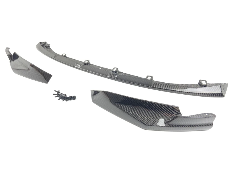 Labio paragolpes BMW M3 G80 fibra carbono MP Style - imagen 4