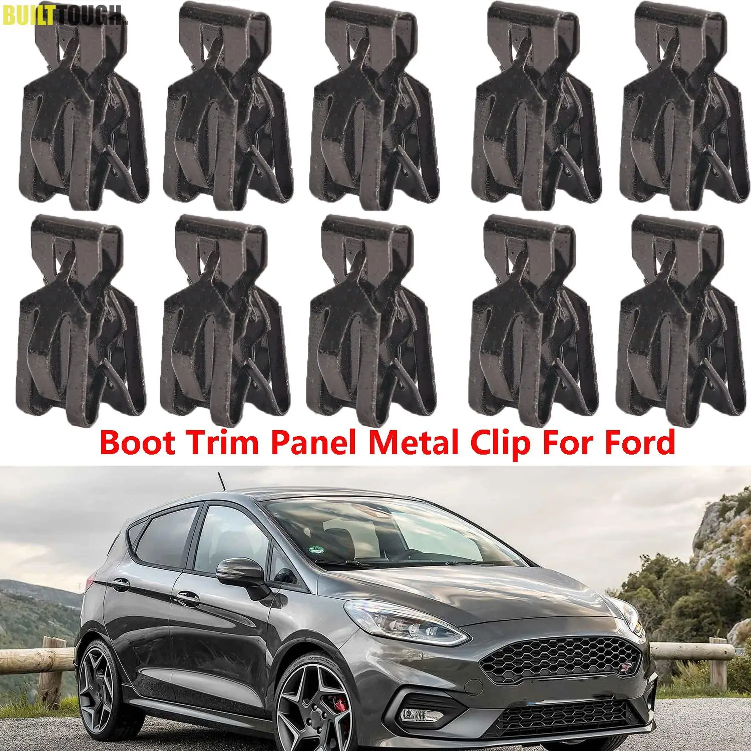 Ford 1430815 Clips para panel de maletero Fiesta, Focus, Mondeo y S-MAX