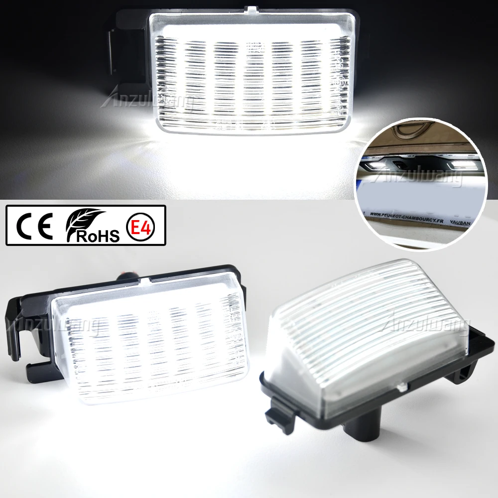 Luces LED matrícula Nissan Versa Infiniti G35 2006-UP