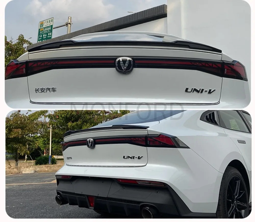Alerón trasero con acabado de carbono para Changan UNI-V 2022-2024 - imagen 5