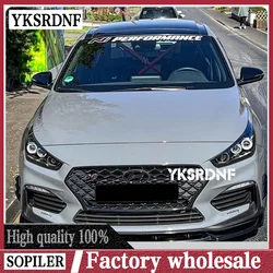 Alerón parachoques delantero Hyundai i30 N MK3 2017-2019 negro brillo