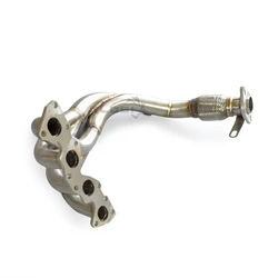 Colector de escape deportivo de acero inoxidable para Peugeot 206/207 1.6