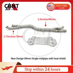 Tubo intermedio escape BMW M3 M4 S58 3.0 Turbo
