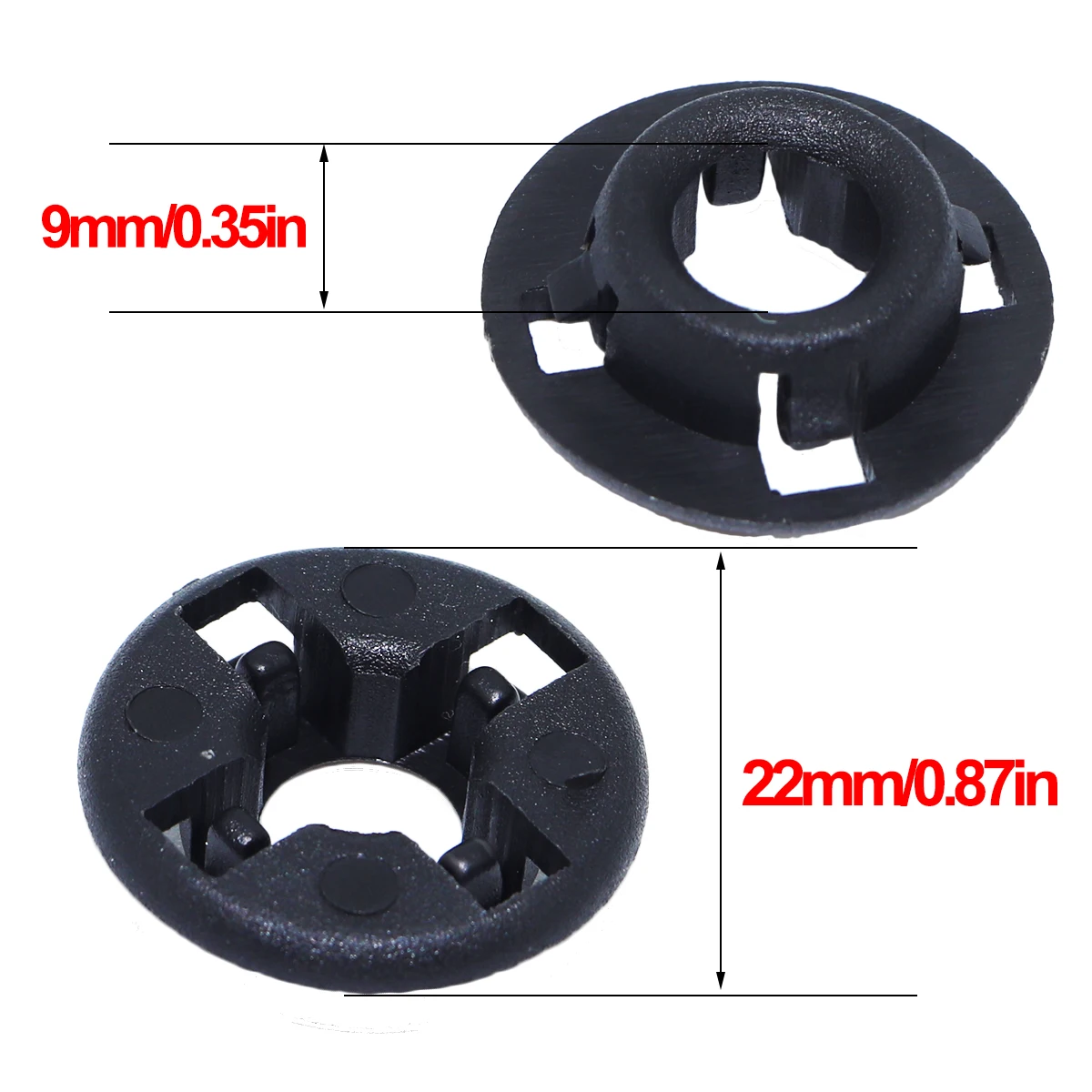 Clip de retención varilla capó Nissan Pathfinder R51 2005-2012 - imagen 3