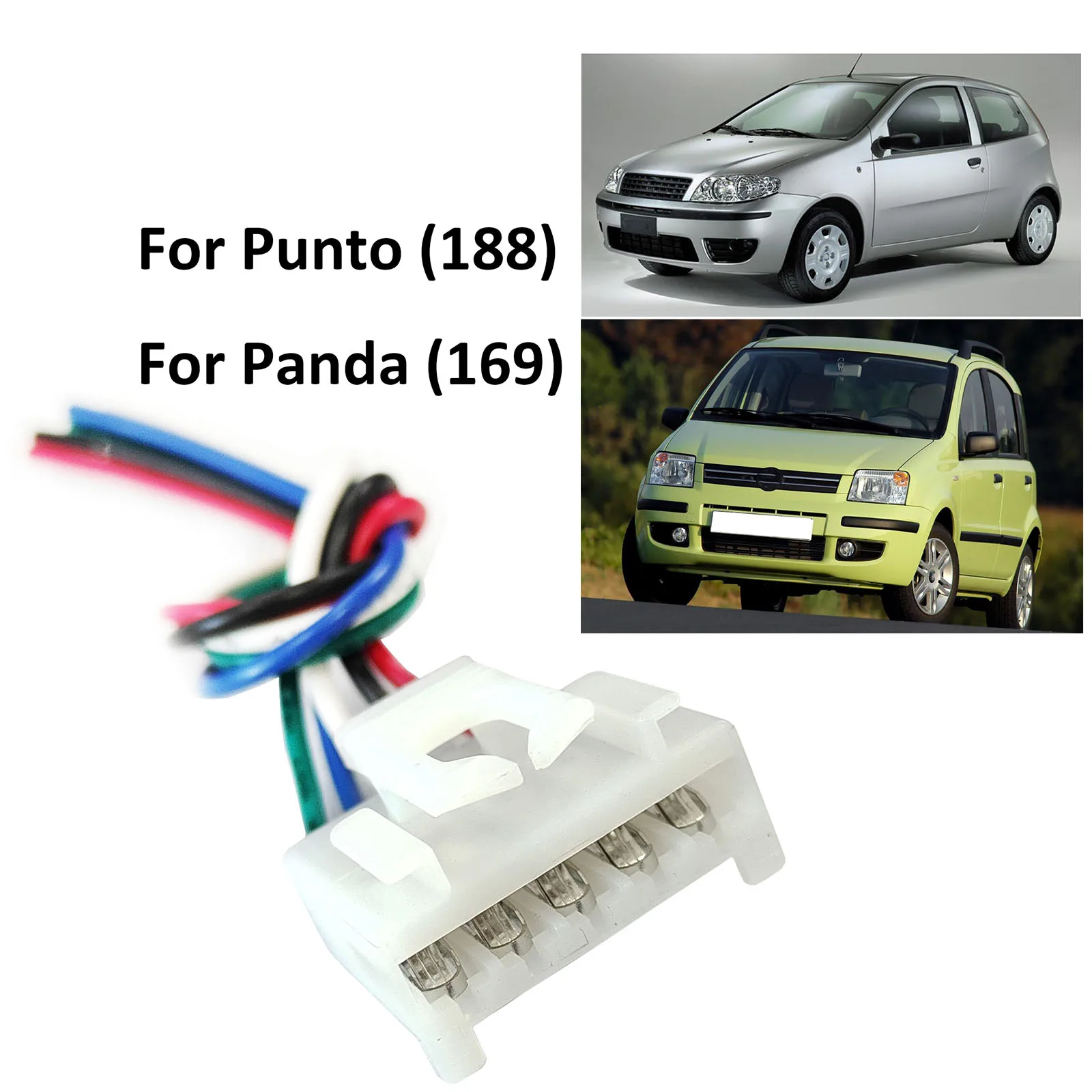 2 uds para Fiat Punto 188 MK2 Panda 169 MK3 conector de lámpara de luz trasera de 5 vías conector de reparación cableado arnés precableado 51277277 - imagen 4