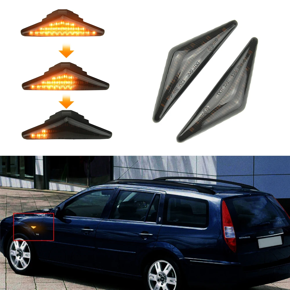 Intermitente LED dinámico para Ford Mondeo MK3 (2000-2007) - imagen 4