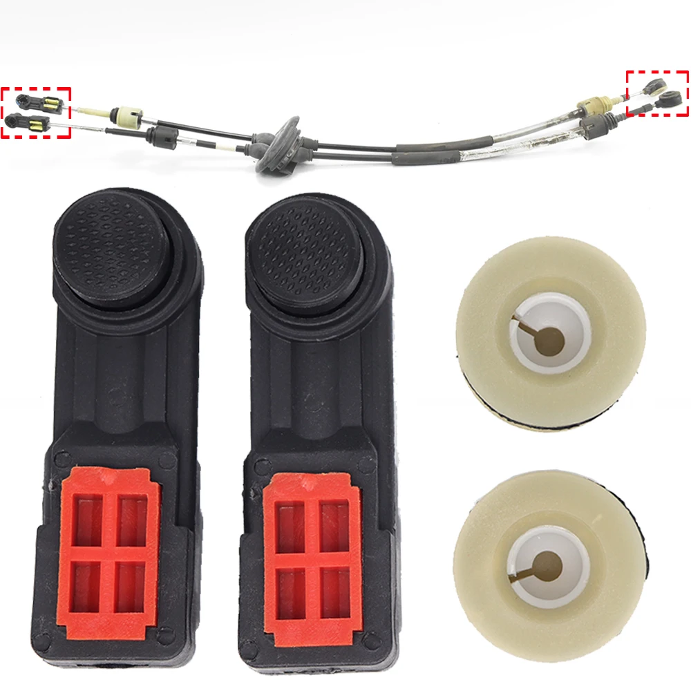 Detalle del conector del cable de cambio