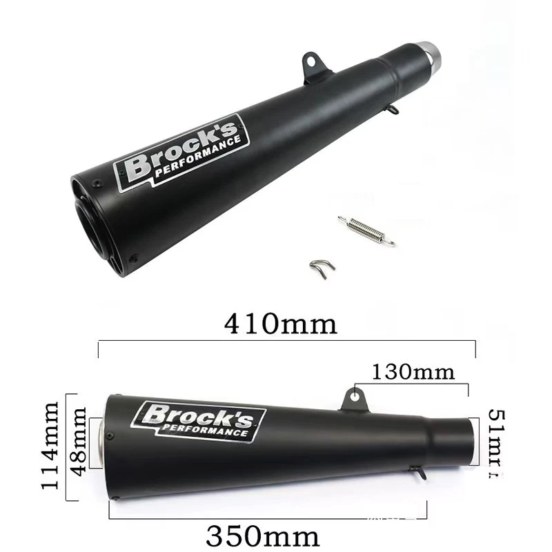 Silenciador de escape Ninja acero inoxidable para Z650 y R6