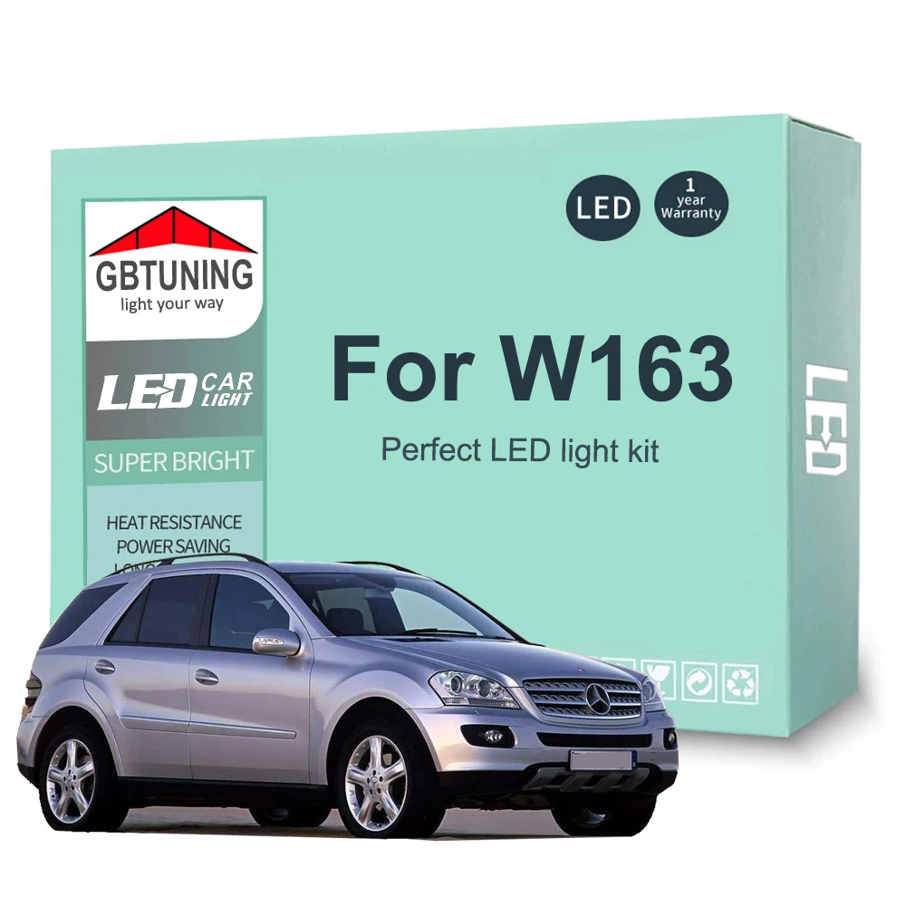 Kit LED interior Mercedes Clase M W163 – Canbus (1998-2005)