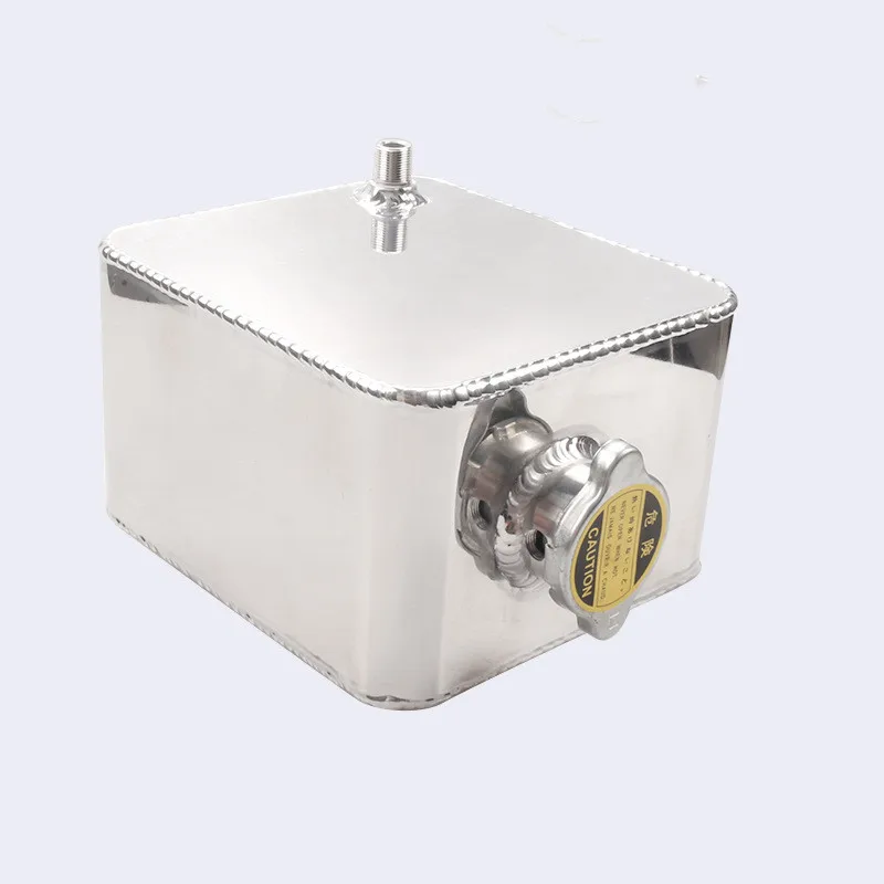 Depósito de expansión de refrigerante de aluminio universal con tapa - imagen 4