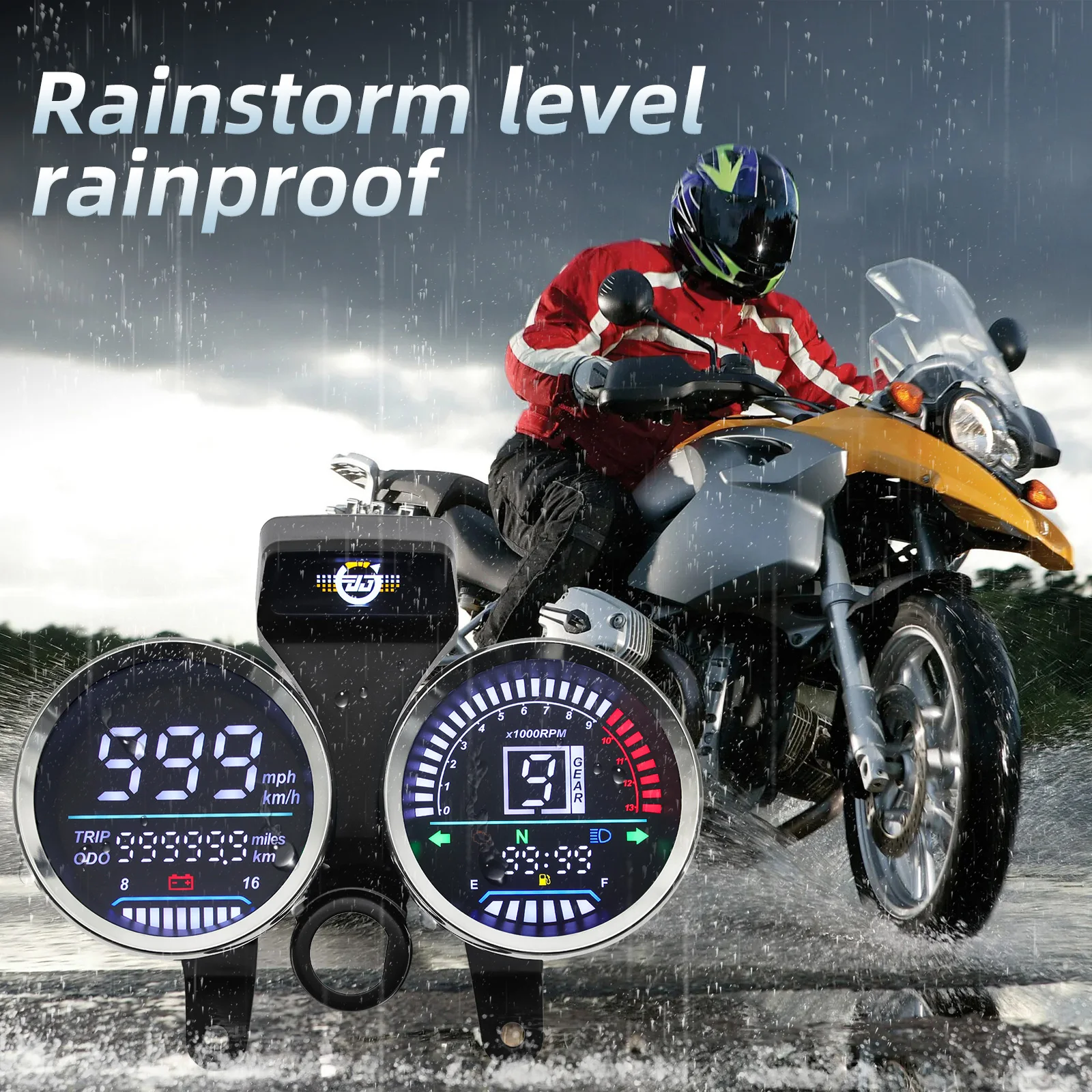 Velocímetro digital LCD con odómetro y marcha Suzuki GN125/150 - imagen 5