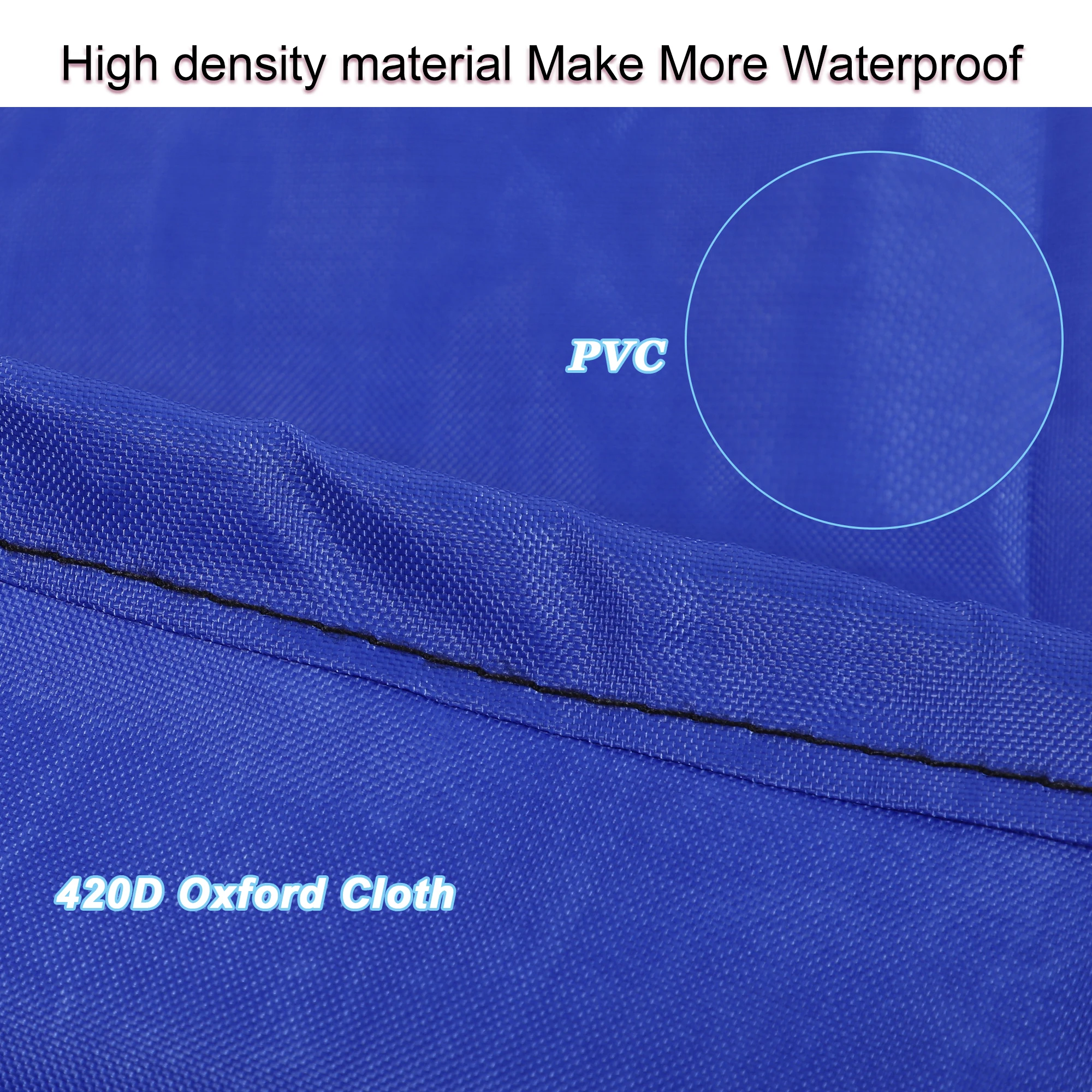 X Autohaux-cubierta de Motor de barco de tela Oxford 420D, cubierta de Motor fueraborda completa, cubiertas de Motor de alta resistencia, Protector compatible con 175-225HP - imagen 5