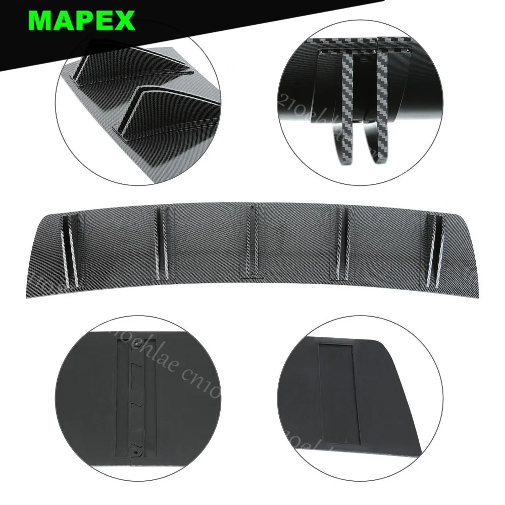 Alerón trasero de carbono para Mitsubishi Lancer – spoiler labio fibra - imagen 2