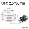 2.5inch 63mm Black