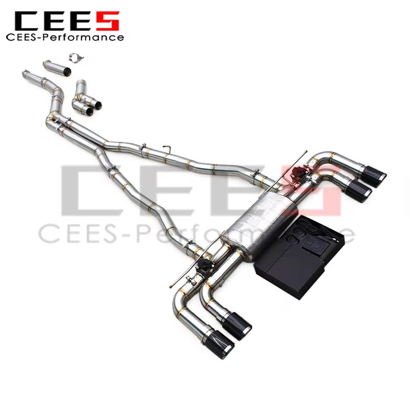 CEES catback valvetronic acero inoxidable BMW 540i B58 G30 2018-2024