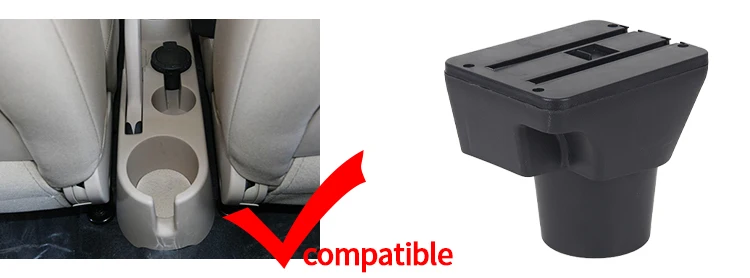 Caja de reposabrazos para la consola central del Kia Rio 2