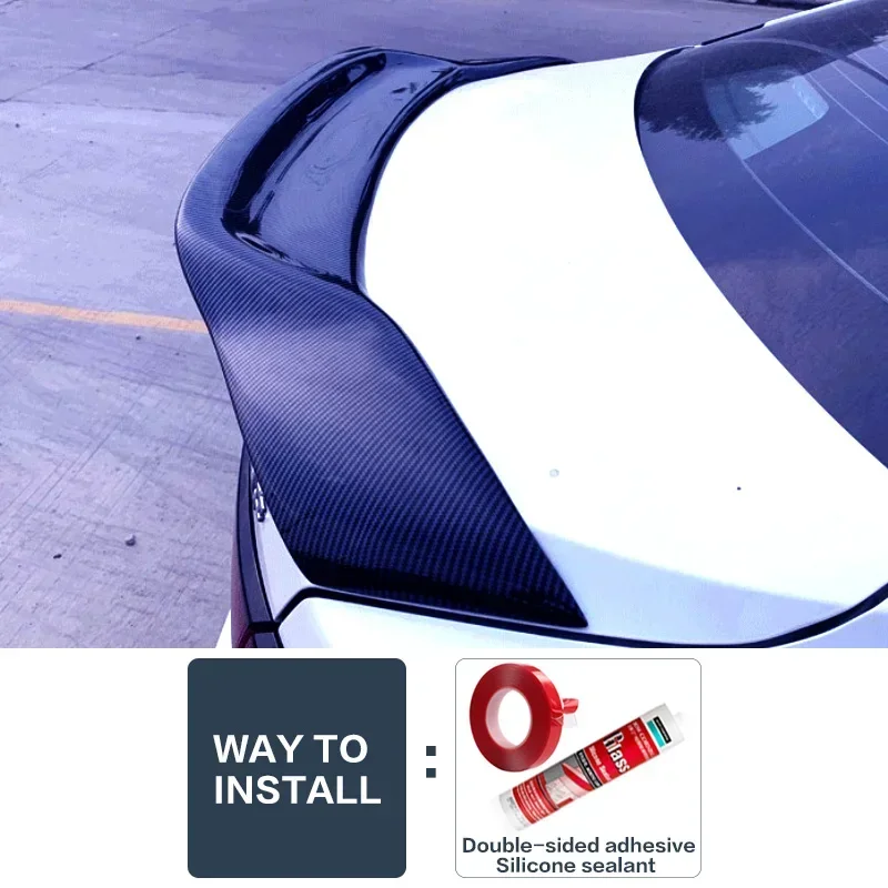 Alerón fibra de carbono tipo pato para Mercedes-Benz CLA W117 2013-2019 - imagen 3