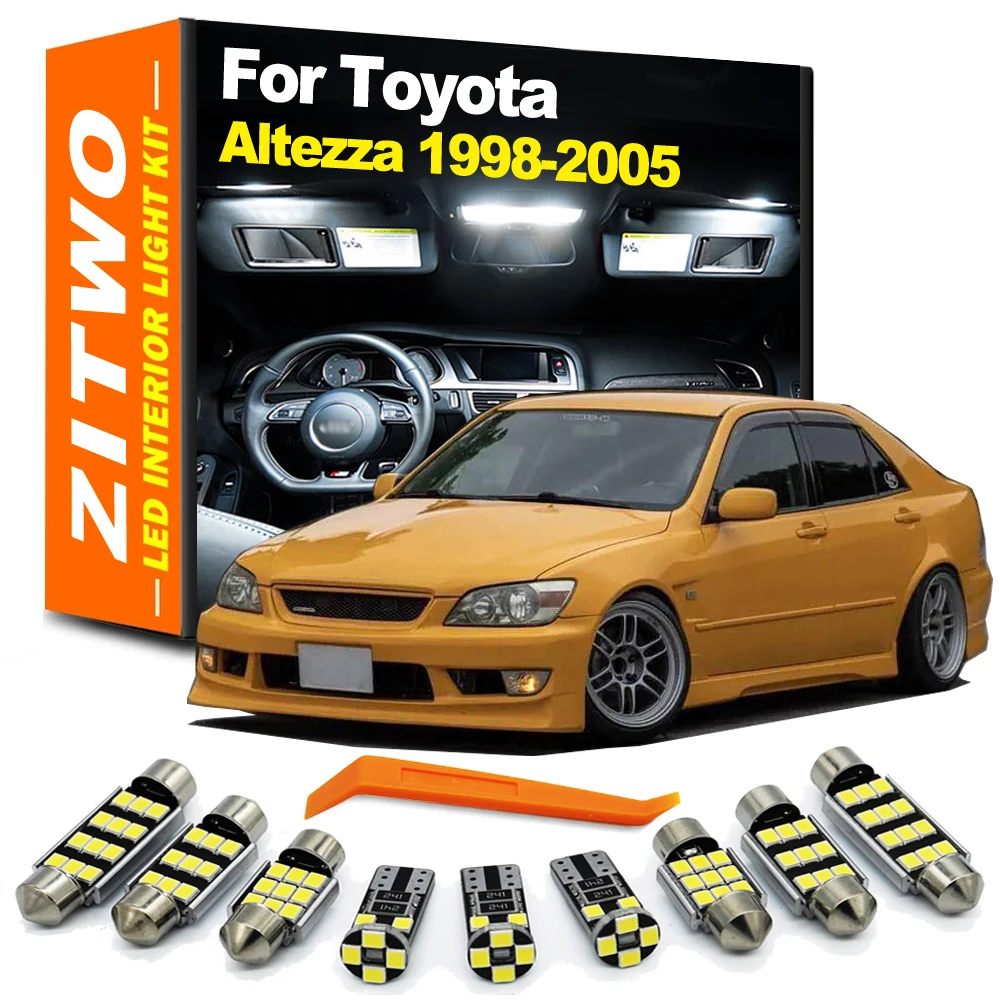 ZITWO Kit bombillas LED interior y matrícula Toyota Altezza