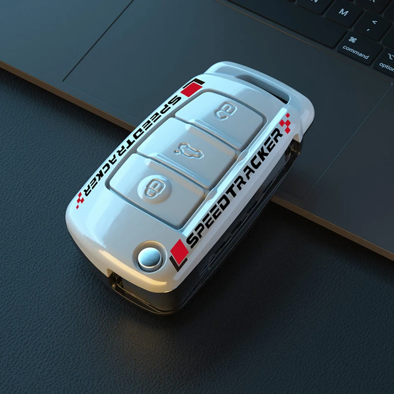 Funda llave Audi fibra de carbono con carcasa ABS para A1 A3 A4 Q3 - imagen 4