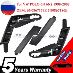 0867179E Manija puerta interior VW Polo 6N con cubierta de retención